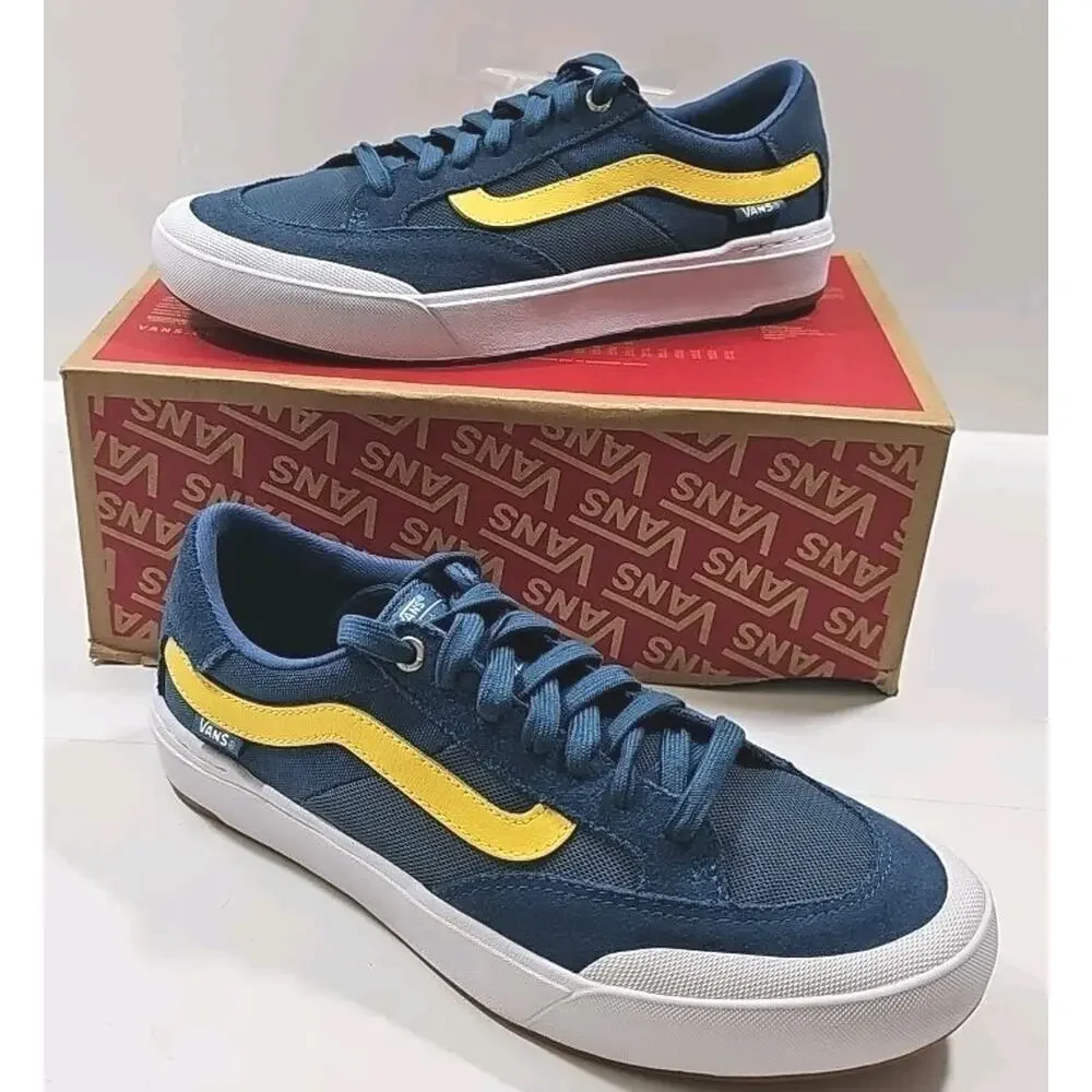 Vans ~Woman 8.5; Men's 7~ Stv. Navy Berie Pro Authentic Suede Canvas Sneakers.